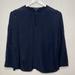 J. Crew Tops | J. Crew Blouse Top Womens Sz 6 Black 100%Silk Long Sleeve Embroidery On Sleeves | Color: Black | Size: 6