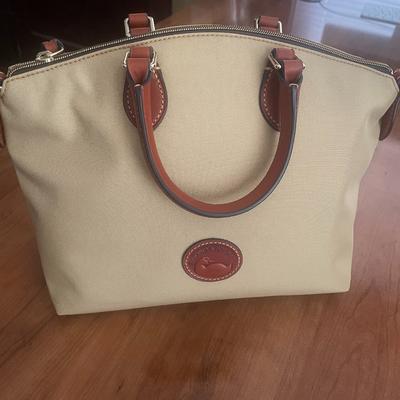 Dooney & Bourke Bags | Dooney & Bourke Nylon Satchel | Color: Tan | Size: Os