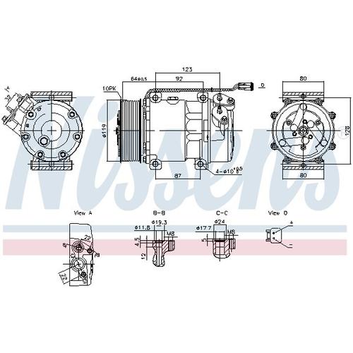 NISSENS Universal 24V 890945