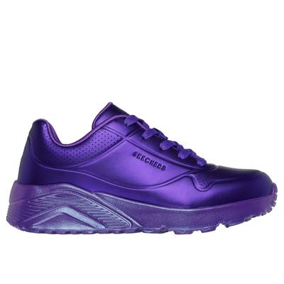 Skechers Girl's Uno Lite - Jewel Mode Sneaker | Size 2.0 | Purple | Synthetic
