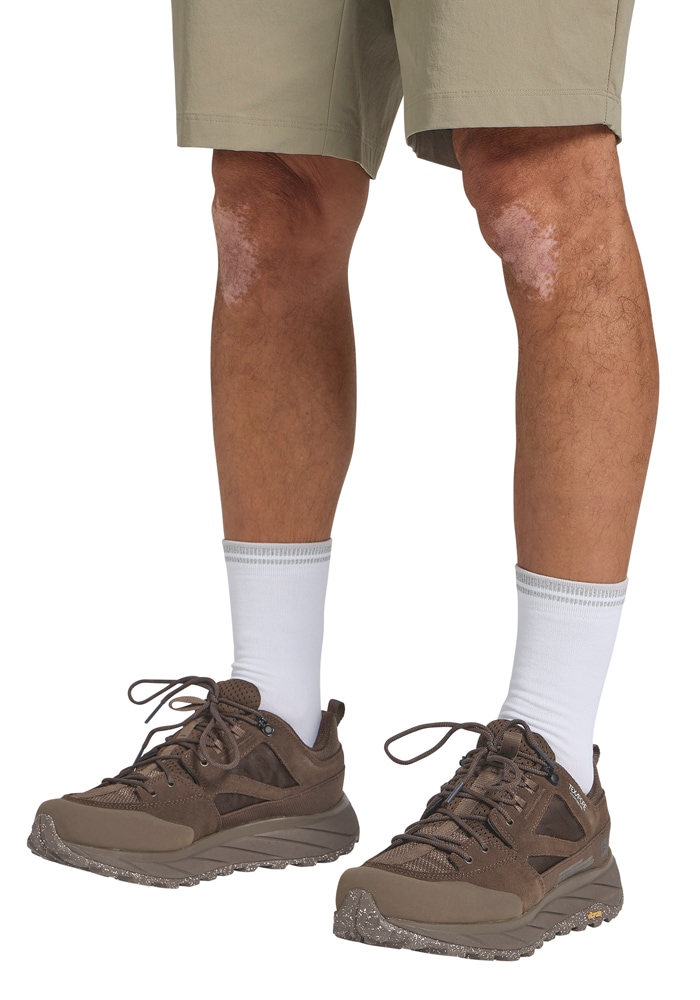 Wanderschuh JACK WOLFSKIN "TERRAQUEST TEXAPORE LOW M", Damen, Gr. UK 8,5 - EU 42,5, Normalschaft, braun (bear), Obermaterial: Leder; Futter: Textilmaterial, Schuhe Wanderschuh