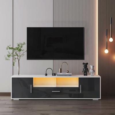 TVstand,TVCabinet,entertainment center TV station,TVconsole,console with LED light belt, light belt can be remote control