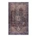 Blue 120 x 96 x 0.14 in Area Rug - Bungalow Rose MAVAL Area Rug w/ Non-Slip Backing Polyester | 120 H x 96 W x 0.14 D in | Wayfair