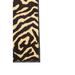 White 36 x 0.5 in Area Rug - Everly Quinn Furnish My Place Animal Print Brown/Black Area Rug Nylon | 36 W x 0.5 D in | Wayfair