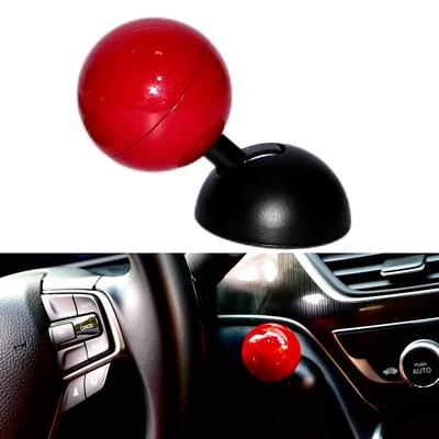 Car Push to Start Button Rocker Car One Button Start Lever Car Engine Start Stop Button Joystick Full Metal Ball-bar Automotive One-Touch Start Button Starter Cover Decorative Accessories