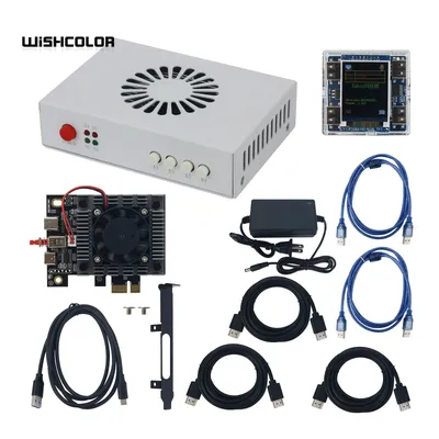 Wishcolor DMA Video Overlay Box HDMI-compatible Video Processor + STARK 75T DMA Board + KMBOX NET Version DIY Kit