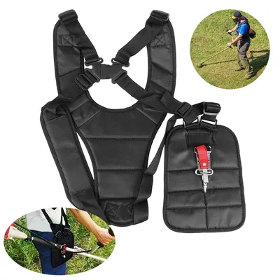 Harness Strap Belt Lawn Mower Power Pruner Double Trimmer Shoulder Adjusted Band For Brush Cutter &