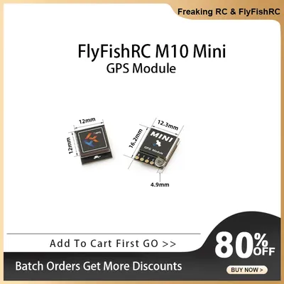 FlyFishRC M10 Mini GPS Module 10th Generation Chip Built-in antenna for Volador VX3 VX3.5 3INCH