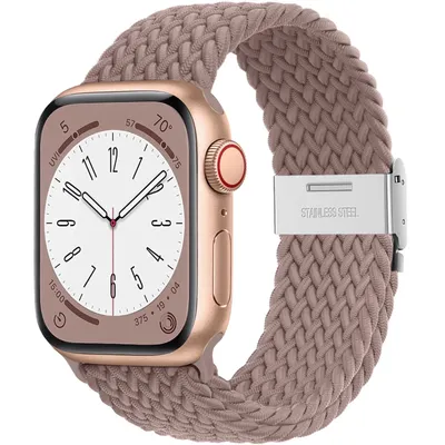 Braided Solo Loop For Apple watch band 44mm 45 mm 49mm 40mm 41mm 38mm Nylon Snap bracelet iWatch
