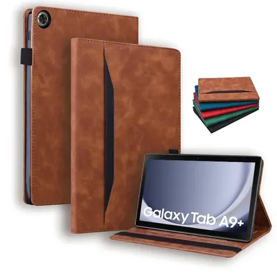 For Samsung A9 Plus Case Tablet SM-X210 X215 PU Leather Business Folio Cover for Funda Samsung