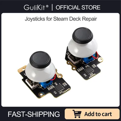 Gulikit SD02 Electromagnetic Joystick Module for Steam Deck Type A and Type B Joystick No Drifting