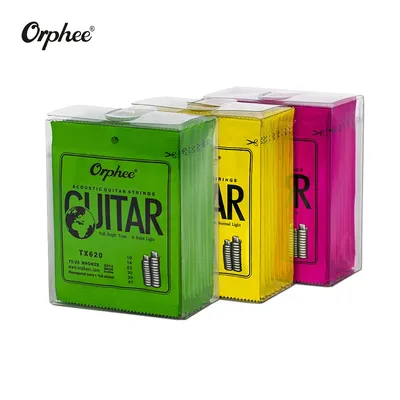 free shipping 10 pcs orphee guitar strings TX620/TX630/TX640 acoustic guitar strings Extra Light