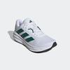 Laufschuh ADIDAS PERFORMANCE "GALAXY 7", Gr. 48, weiß (cloud weiß, collegiate grün, crystal weiß), Textil, Synthetik, sportlich, Schuhe