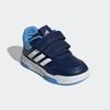 Klettschuh ADIDAS SPORTSWEAR "TENSAUR HOOK AND LOOP", Gr. 23, blau (dunkelblau, cloudweiß, blubrs), Synthetik, Textil, sportlich, Schuhe, für Kinder mit Klettverschluss
