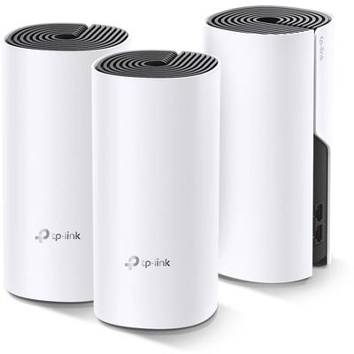 TP-LINK WLAN-Repeater "Deco E4 (3er-Pack) AC1200 Whole-Home Mesh Wi-Fi System", weiß, B:24,4cm H:16,3cm T:35,8cm, Router