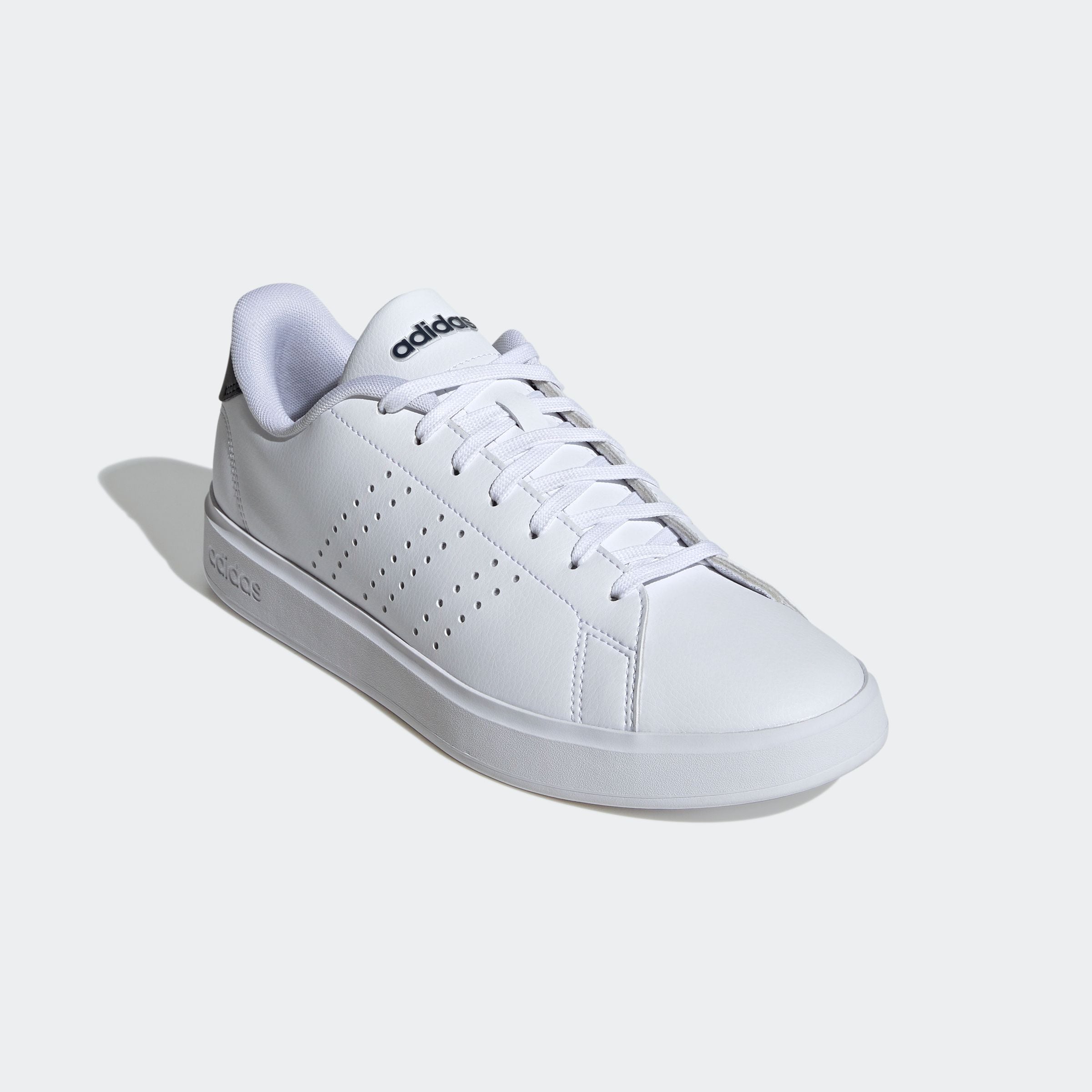Sneaker ADIDAS SPORTSWEAR "ADVANTAGE 2.0", Herren, Gr. 45, weiß (cloud weiß, core schwarz, legend ink), Synthetik, Schuhe Sneaker, Design auf den Spuren des adidas Stan Smith