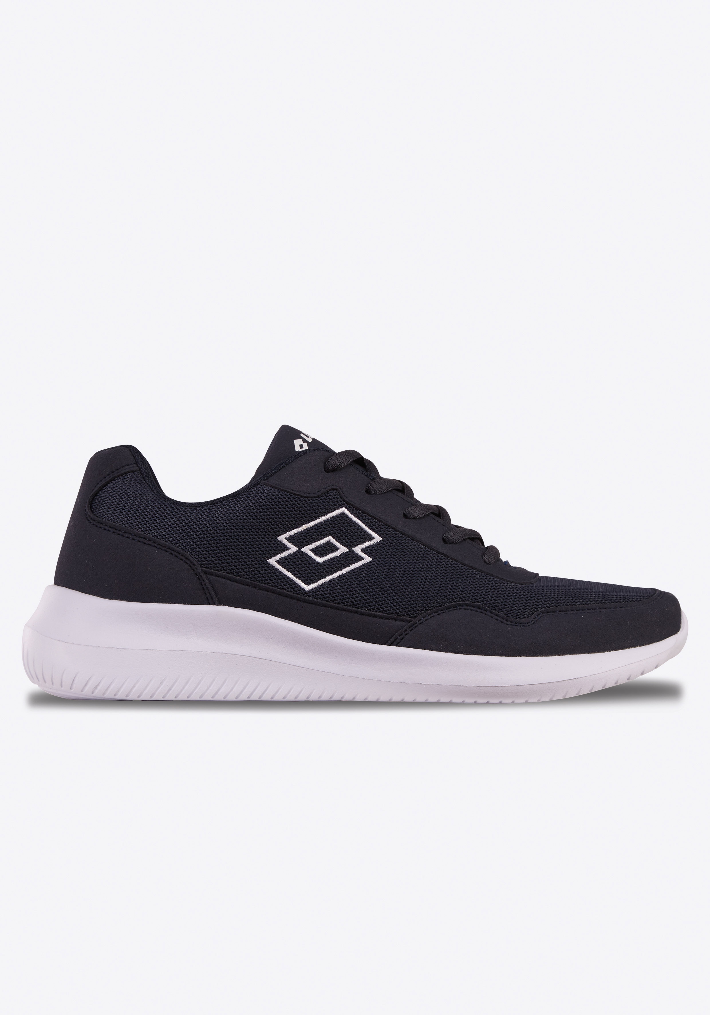Sneaker LOTTO, Damen, Gr. 50, blau (navy, weiß), Synthetik, Textil, Schuhe Modernsneaker Sneaker low, - besonders leicht & bequem