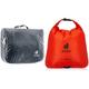 deuter Wash Center Lite II Kulturbeutel (3 L), Schwarz & Light Drypack 5 Packsack