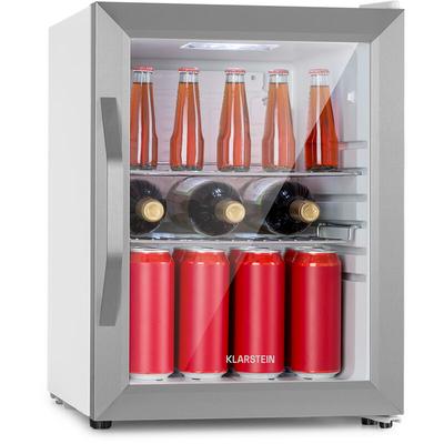 Klarstein - Beersafe Crystal White Bierkühlschrank, Getränkekühlschrank mit Glastür, Kühlschrank, Image