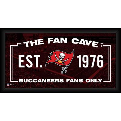 Tampa Bay Buccaneers – Gerahmte Fan-Cave-Collage, 25,4 x 50,8 cm Image