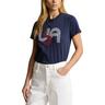 Paris 2024 Olympics Team USA Ralph Lauren Graphic Print T-Shirt - Womens