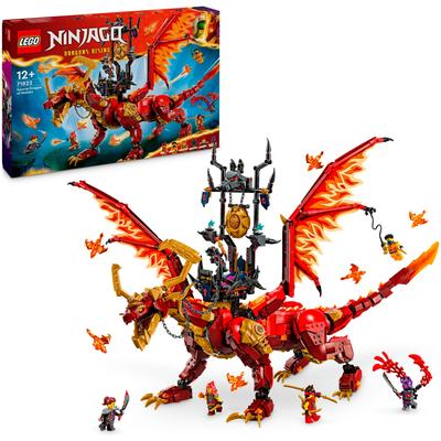 Konstruktionsspielsteine LEGO "Quelldrache der Bewegung (71822), LEGO Ninjago", bunt, Spielbausteine, Kinder, Made in Europe