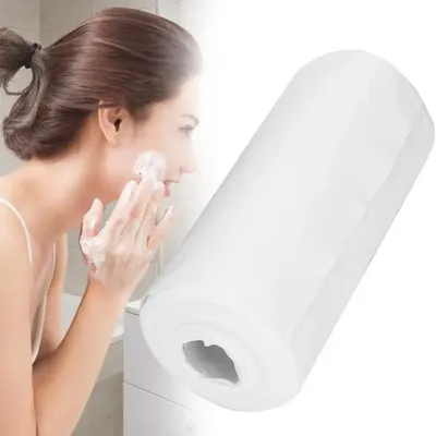 100Pcs/Roll Einweg Gesicht Handtücher bad Baumwolle Gesicht Reinigung Handtuch Weiche Gesichts
