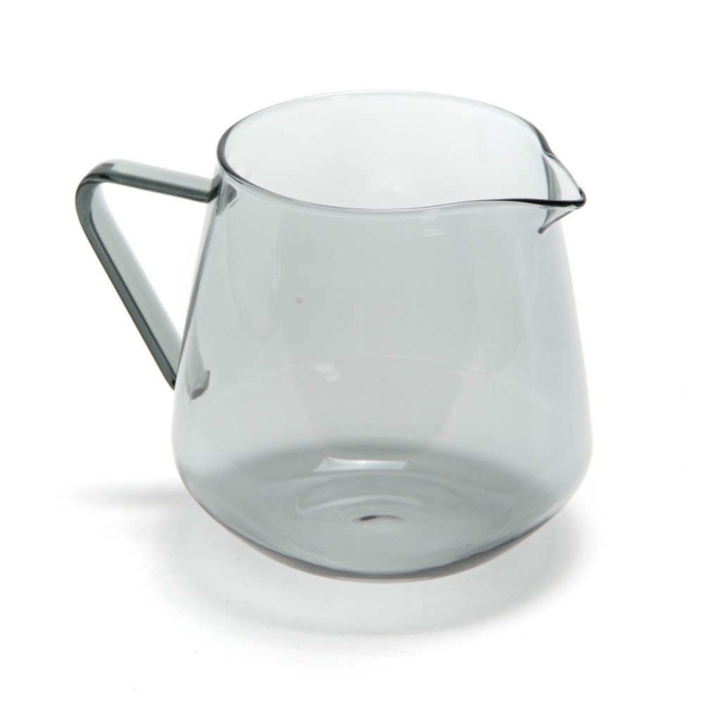 Vase Glas klein Modell 9.5 cm - Grau Rund Glas Amadeus 12x9.5 cm Image