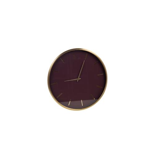 Uhr Zurish Pflaume - Violett Rund Metall Amadeus 51x5 cm