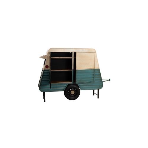 Schrank Caravan - Blau Anderes Metall Amadeus 200x43 cm