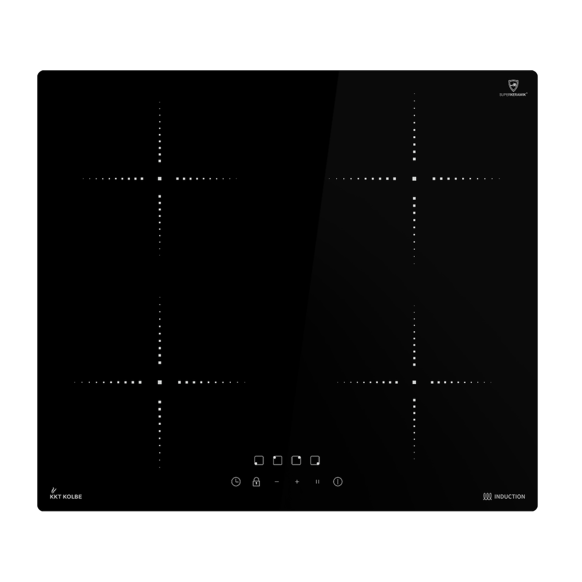 KKT KOLBE Einbau Induktionskochfeld Autark 60 cm 4 Zonen 9 Stufen Induktion Image