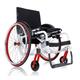 Carrozzina superleggera pieghevole ad autospinta Atmos bianca - 44 cm