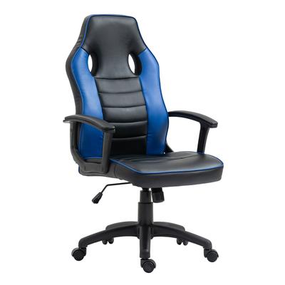 Gaming Stuhl Ergonomischer PC-Stuhl Höhenverstellbar Kinder, blau