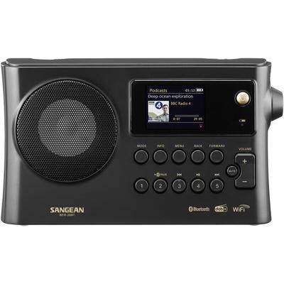 WFR-28BT Internet Tischradio dab+, fm wlan, Bluetooth®, aux Akku-Ladefunktion, Spotify Schw