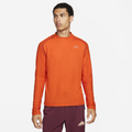 Nike Trail Men's Dri-FIT Long-Sleeve Running Top - Orange - Recycled Polyester/75% Recycled Polyester Minimum