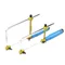 Mini scie à main réglable de type U pour bijoutier, arc de scie pour bijoux, outils de bricolage, travail de calcul, outils d