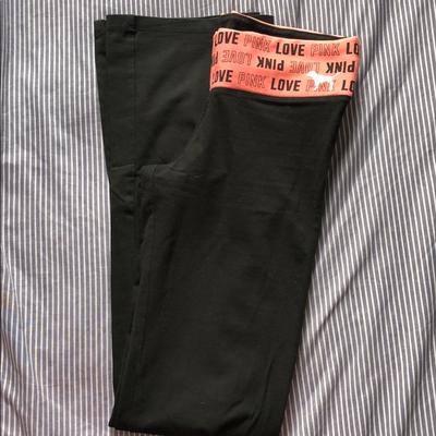 Pink Victoria's Secret Pants & Jumpsuits | Victorias Secret Leggings | Color: Black | Size: Xs