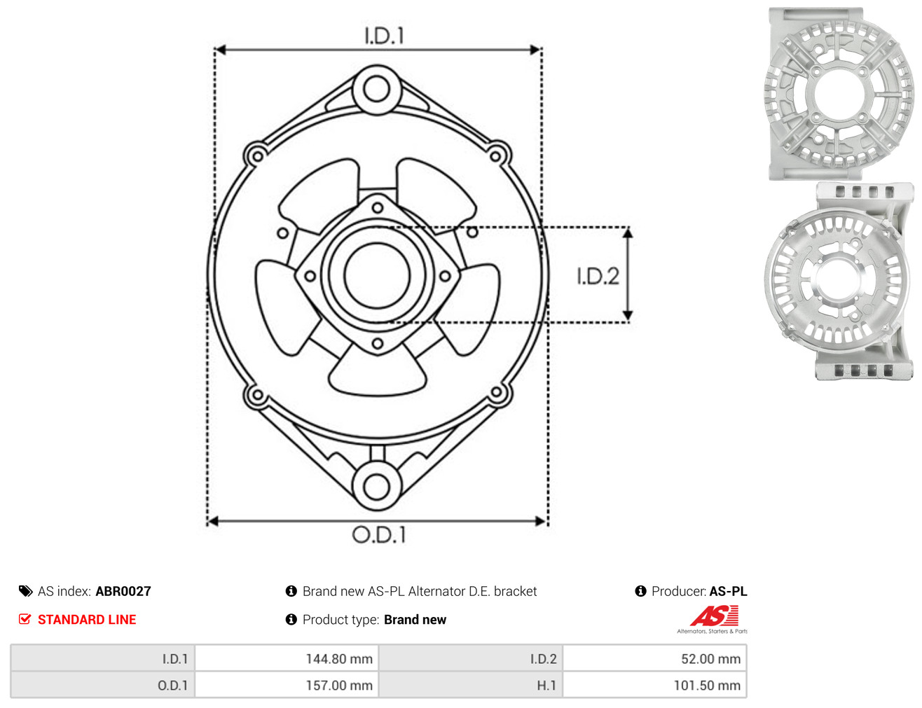 AS-PL abr0027 1570mm Image