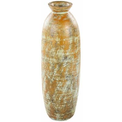 Beliani - Dekorative Vase mehrfarbig aus Terrakotta handgefertigt natürlich Stil für Trockenblumen