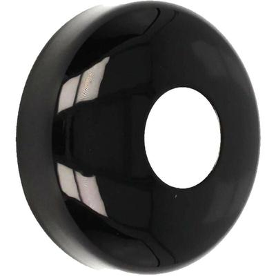 DESIGN-Hahnrosette (3/8 ) ø 18 mm x ø 61 mm x 25 mm - schwarz - Tecuro Image