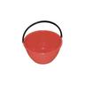 Cesta raccolta tonda Stefanplast ppl rosso lt 20 (5 pezzi) Stefanplast