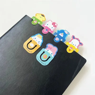 24pcs/lot Kawaii Melody Sanrio Bookmark Cute Pochacco Book Mark For Books School Office Supplies