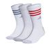 Adidas Underwear & Socks | Adidas Men's 3-Stripe Crew Socks With Arch Compression For A Secure Fit (3-Pair) | Color: Red/White | Size: L