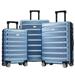 Ikkle 3-Piece Lightweight Luggage Set w/ TSA Lock, Expandable Suitcases For Travel, Sizes 20", 24", 27" 28.0 H x 19.1 W x 11.8 D in Blue | Wayfair