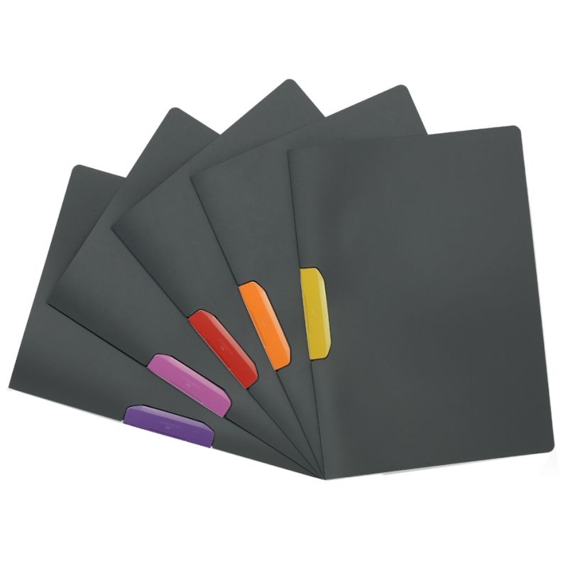 DURABLE Klemmhefter 'DURASWING COLOR', A4, anthrazit/orange Image