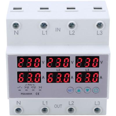 3-Phasen-DIN-Schienen-Voltmeter ac 390 Bis 500 v Amperemeter Automatischer