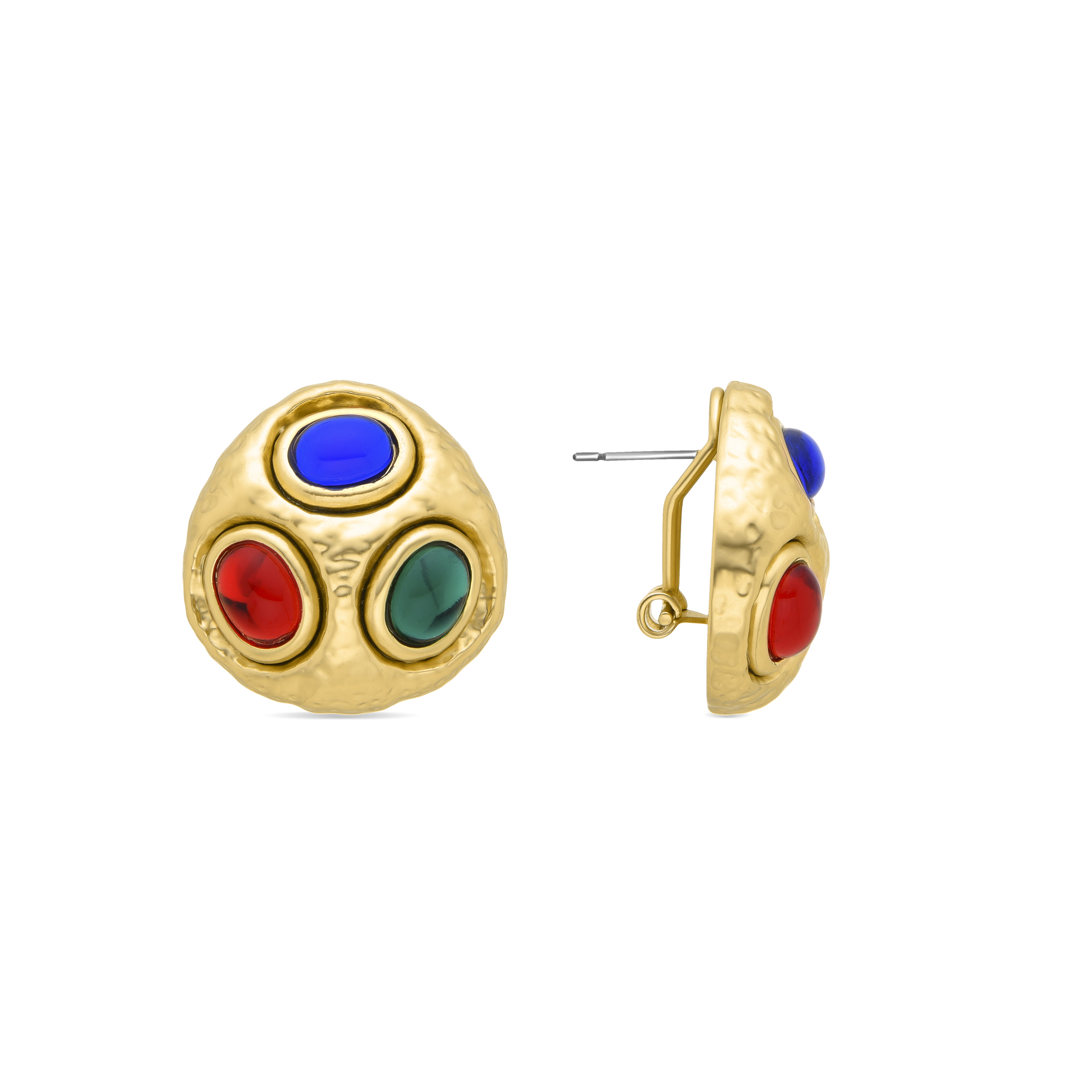 Luxenter-Ohrringe aus 18k Gelbgold - Zupox Image