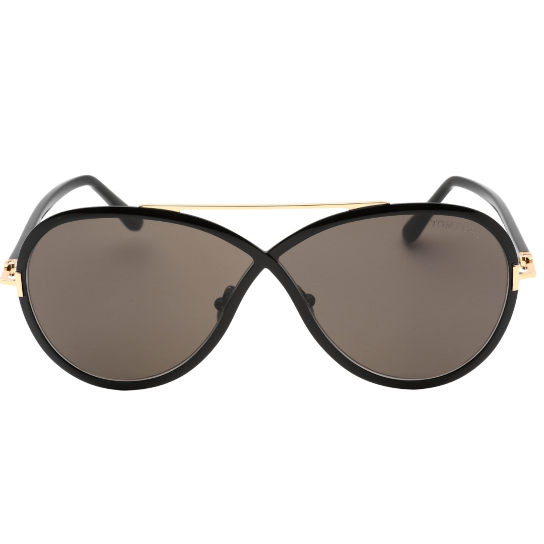 Tom Ford Rickie FT1007 01A Schwarze Sonnenbrille Image