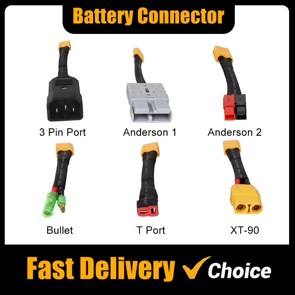 Battery XT6o Dullet T Port Anderson 2 XT90 Anderson 1 Pin Port connector battery adaptor