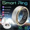 2024 New Bluetooth Smart Ring Men Heart Rate Blood Oxygen IP68 Waterproof Sports Fitness Tracker